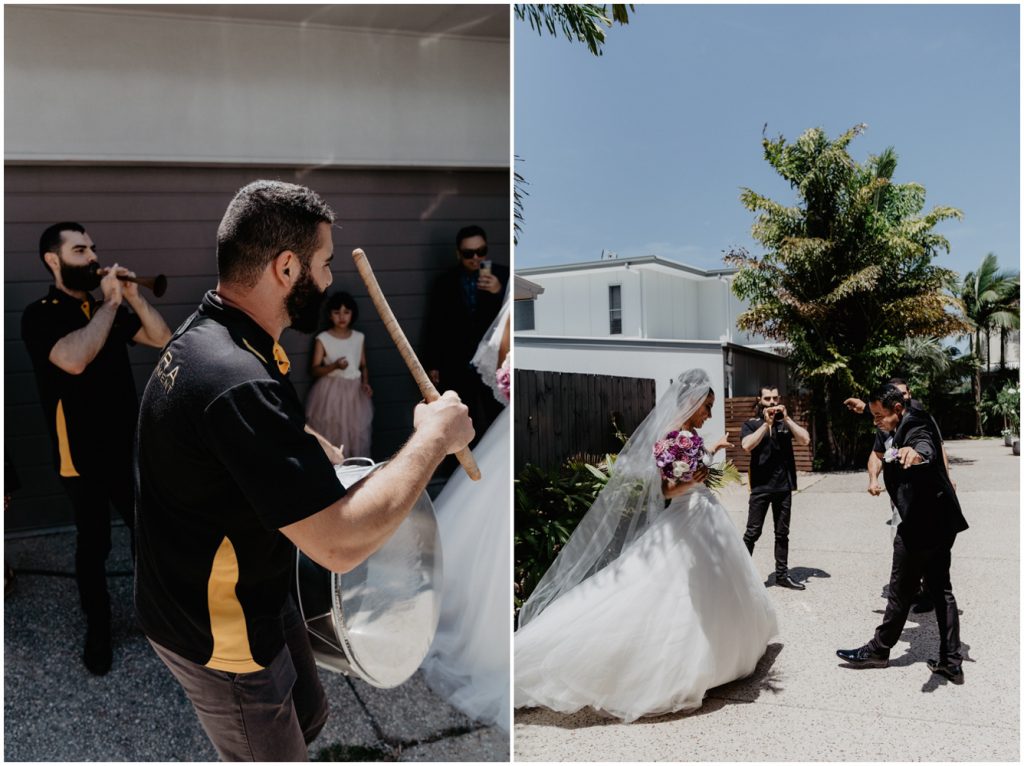 twin waters wedding