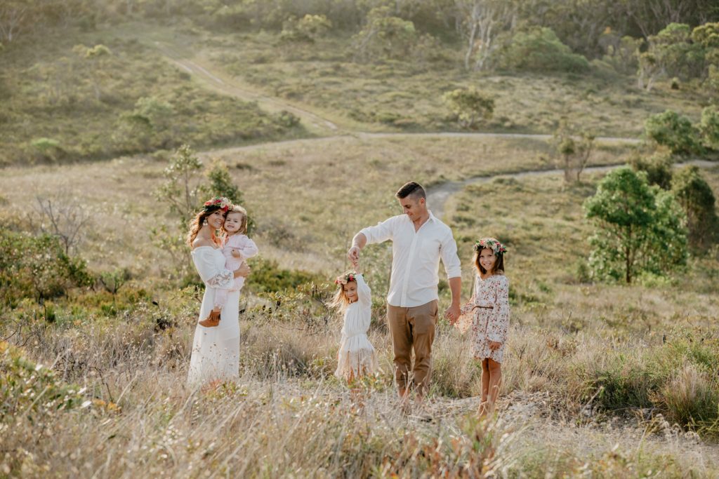 BOHO vibe family photography the sunshine coast QLD