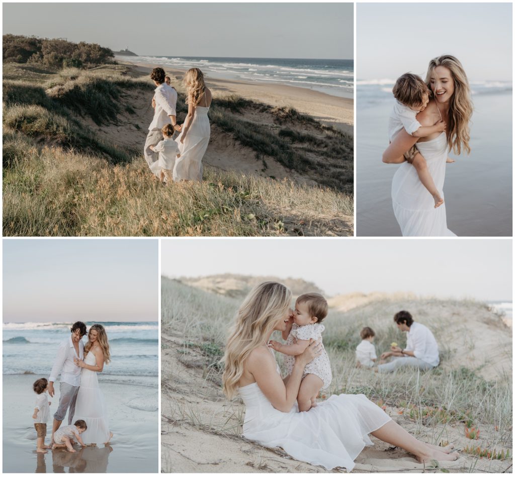 holiday family photos on the Sunshine Coast