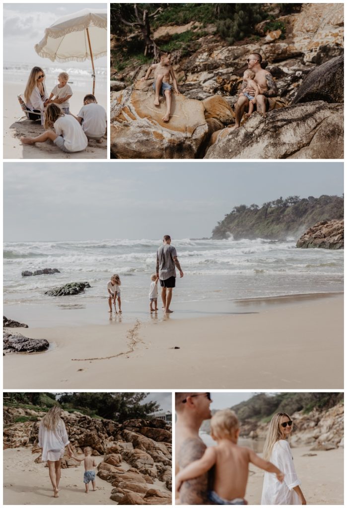 holiday family photos on the Sunshine Coast